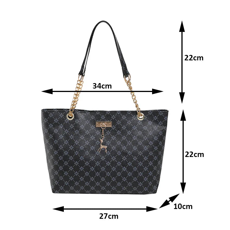 Elegant Soft Leather Tote Bag
