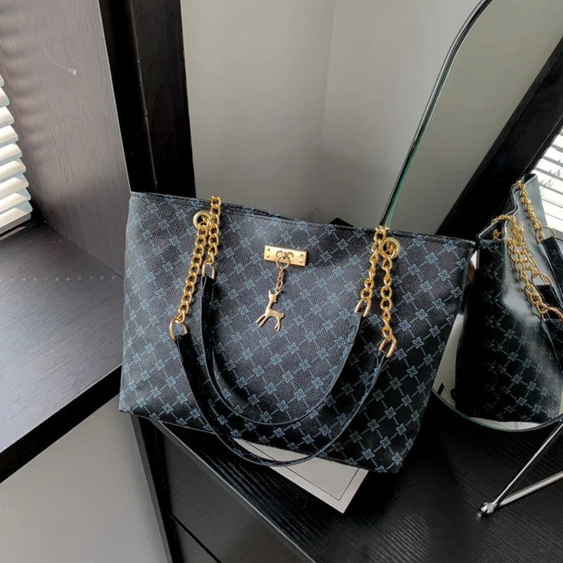 Elegant Soft Leather Tote Bag