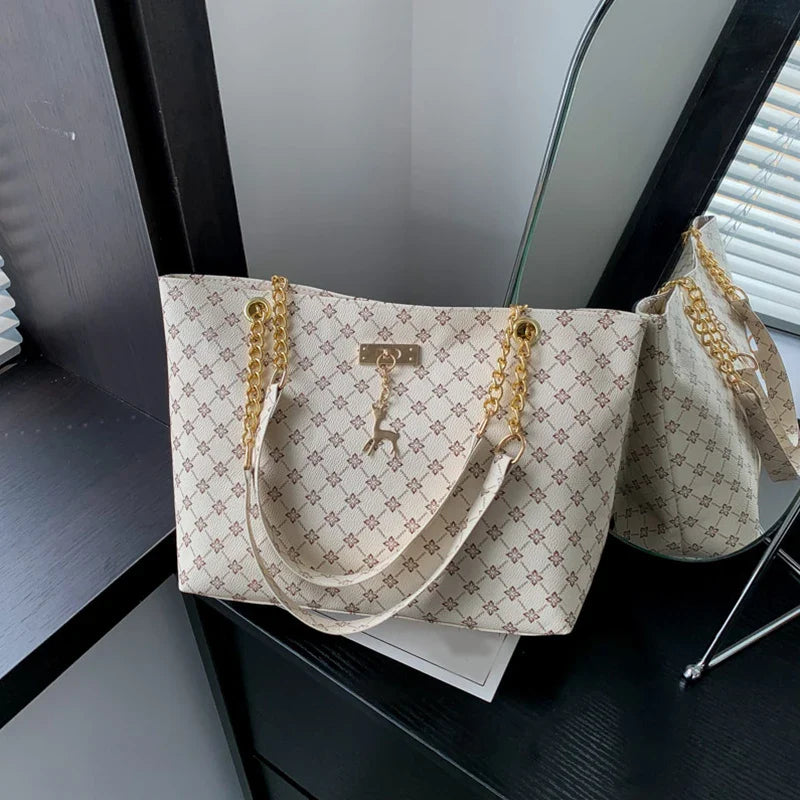 Elegant Soft Leather Tote Bag