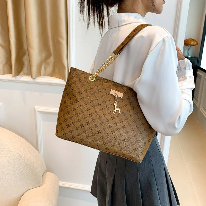 Elegant Soft Leather Tote Bag